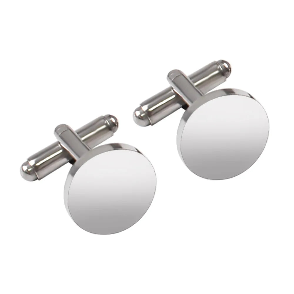 Stainless Steel Wedding Cufflinks for Men