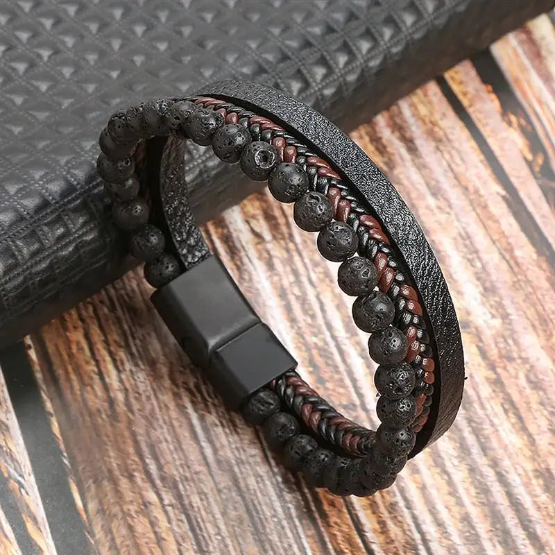 Classic Leather Bracelet for Men