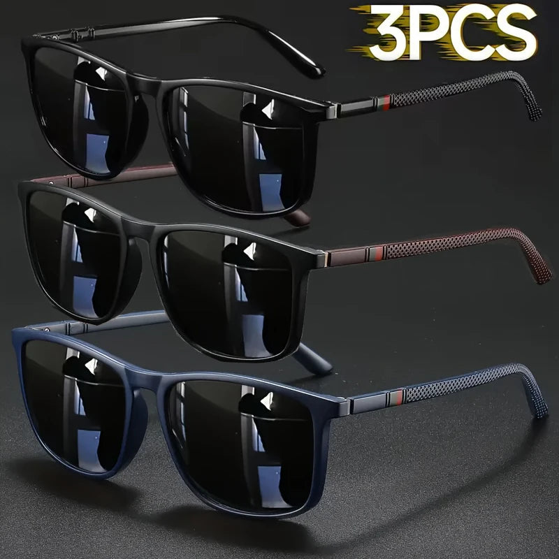 Luxury Square Vintage Mens Sunglasses