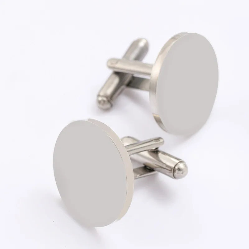 Stainless Steel Wedding Cufflinks for Men