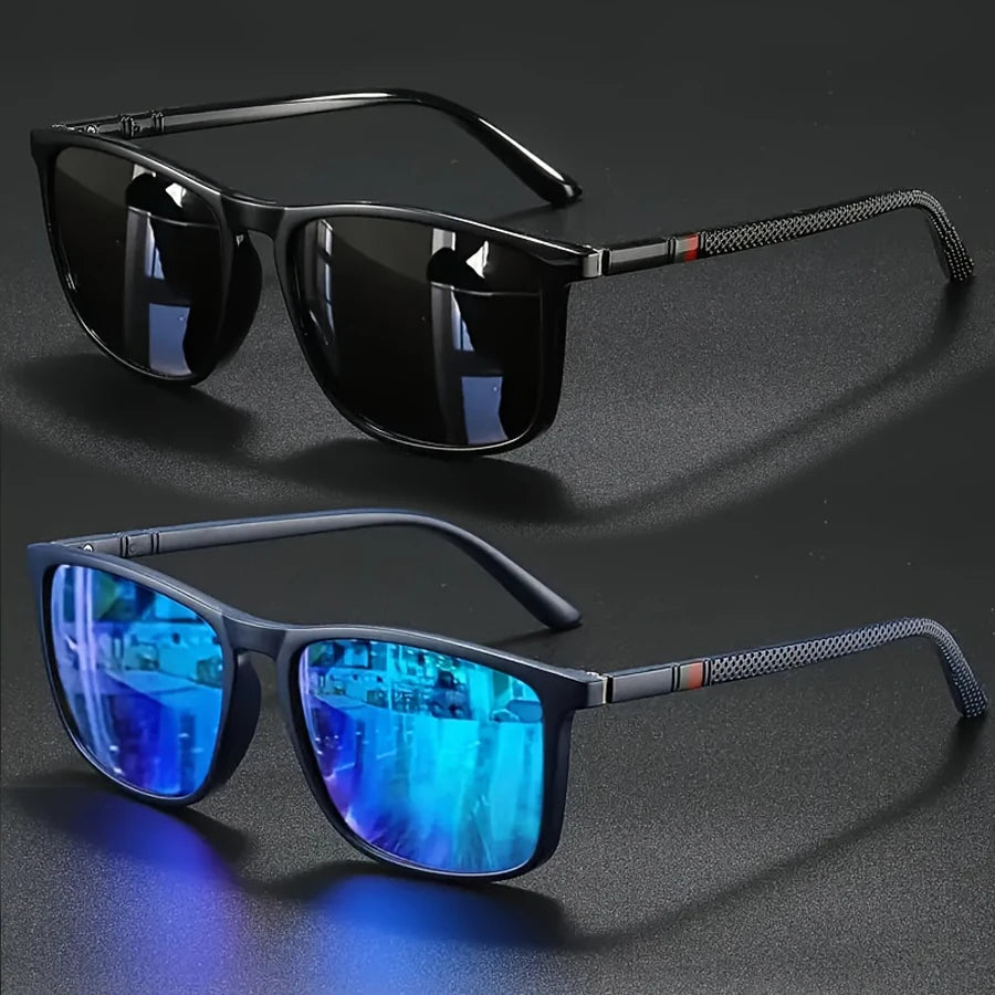 Luxury Square Vintage Mens Sunglasses
