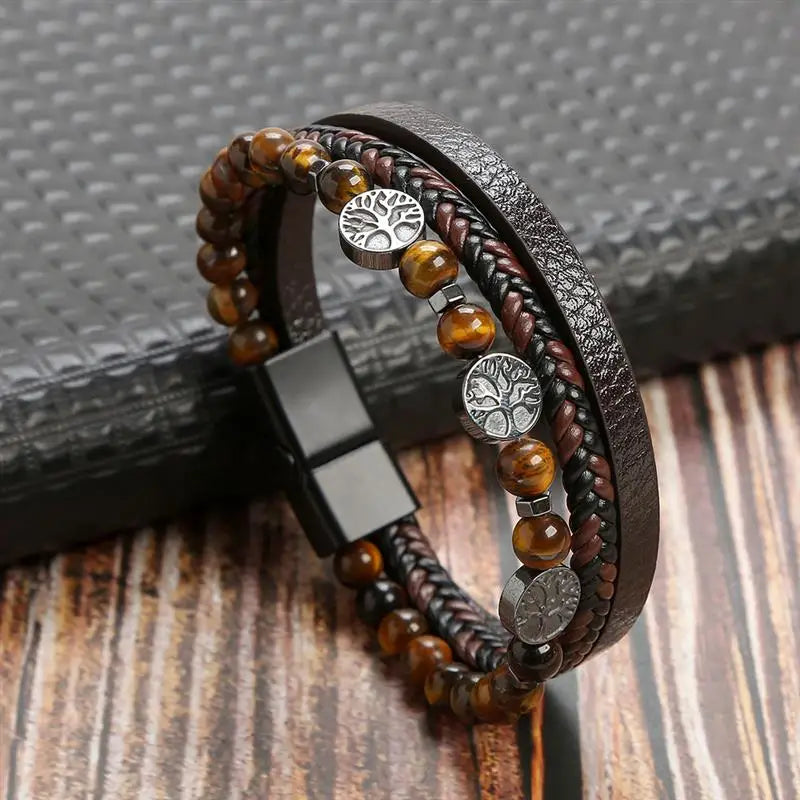 Classic Leather Bracelet for Men