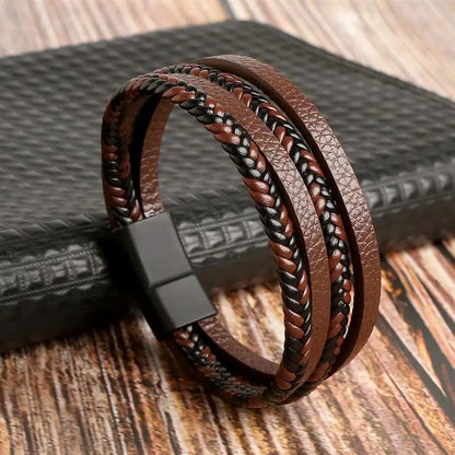 Classic Leather Bracelet for Men