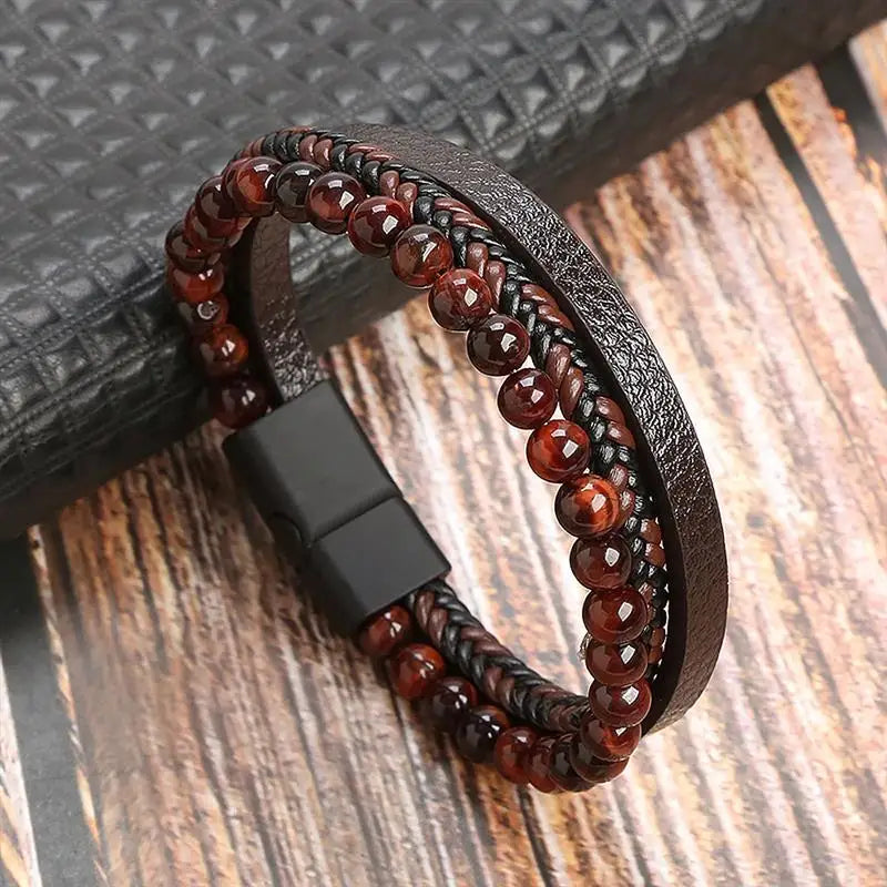 Classic Leather Bracelet for Men