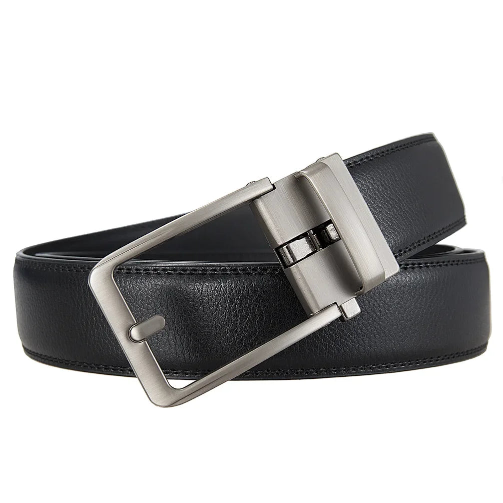 Genuine Cowskin Leather Luxury Belt for Men