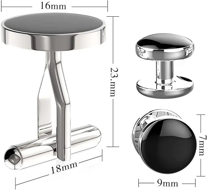 316L Stainless Steel Cufflinks for Men