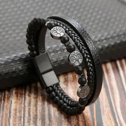 Classic Leather Bracelet for Men