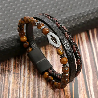 Classic Leather Bracelet for Men