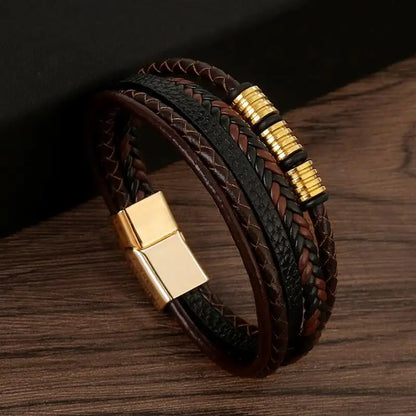 Classic Leather Bracelet for Men