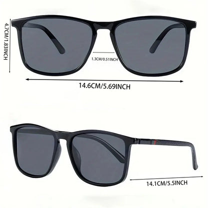 Luxury Square Vintage Mens Sunglasses