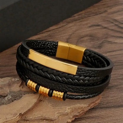 Classic Leather Bracelet for Men