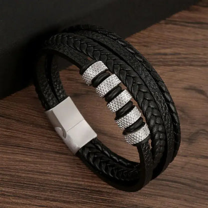 Classic Leather Bracelet for Men