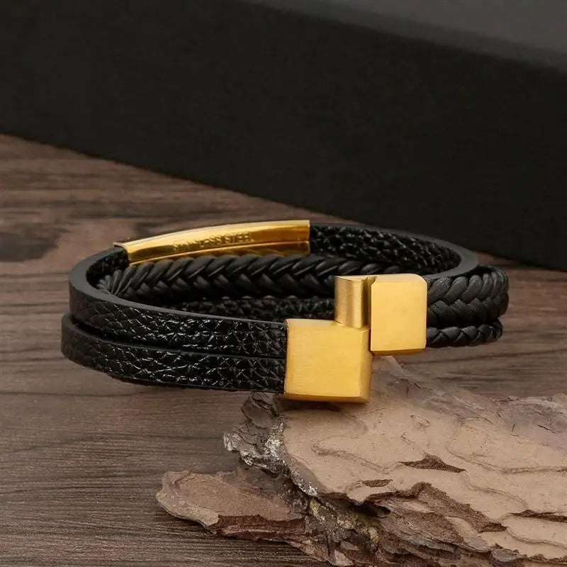 Classic Leather Bracelet for Men