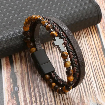 Classic Leather Bracelet for Men