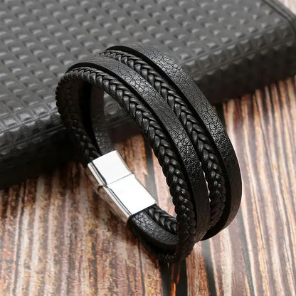 Classic Leather Bracelet for Men