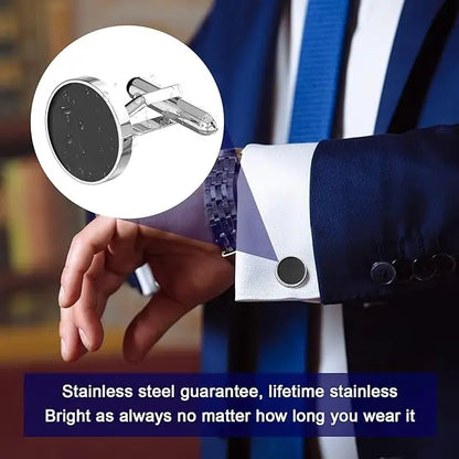 316L Stainless Steel Cufflinks for Men