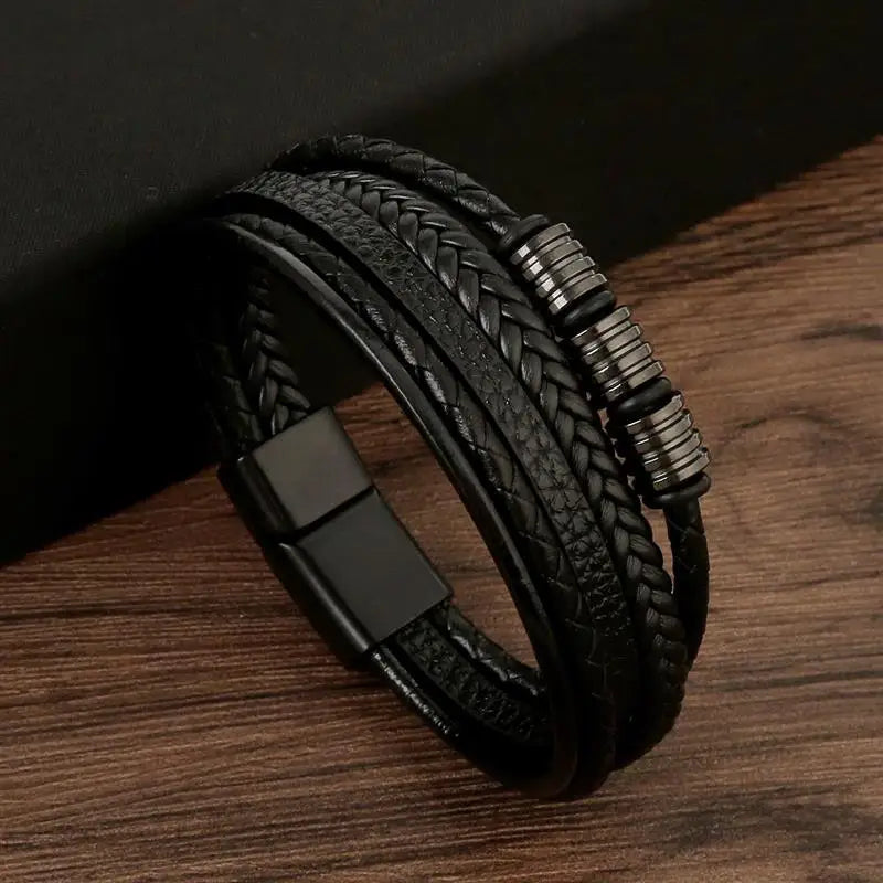 Classic Leather Bracelet for Men
