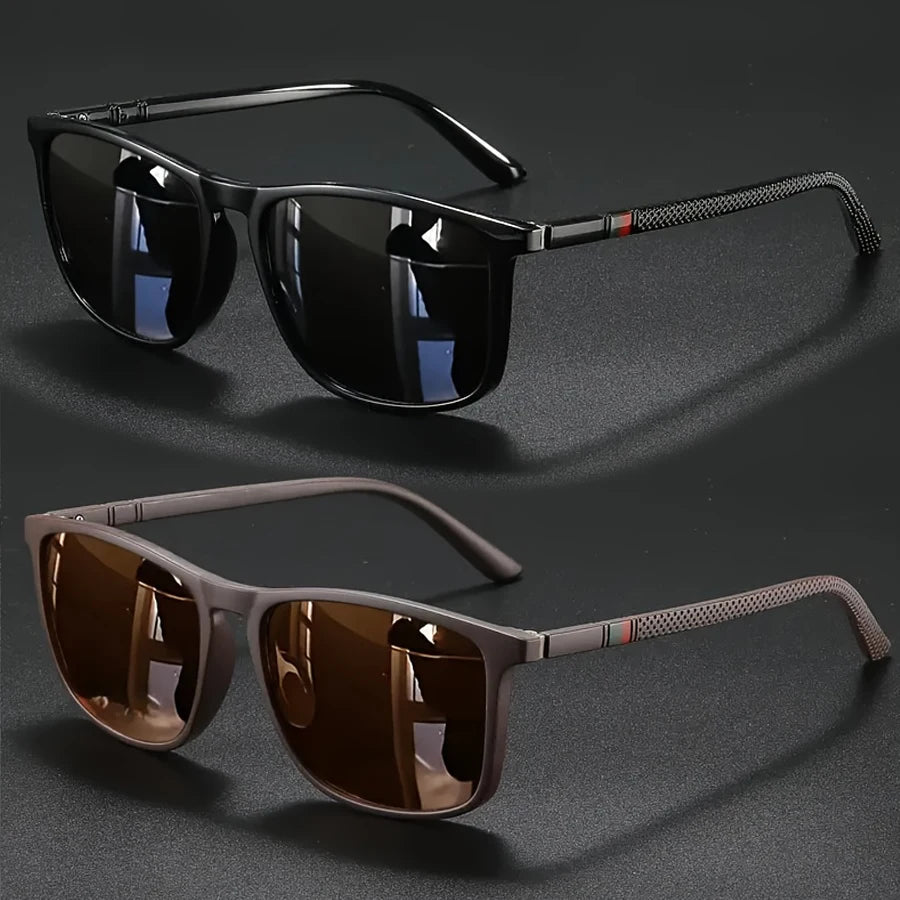 Luxury Square Vintage Mens Sunglasses