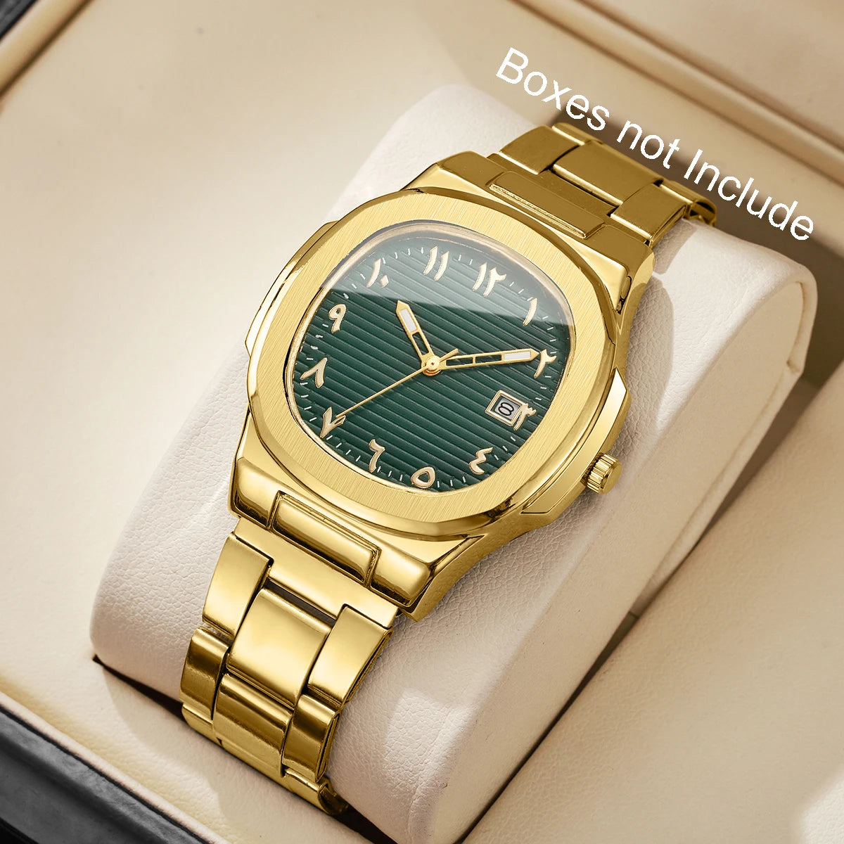 Square Dial Luxury Quartz Watch for Men