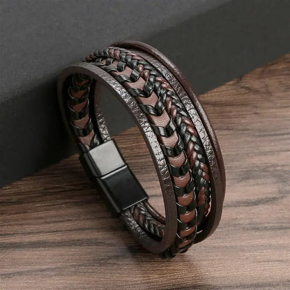 Classic Leather Bracelet for Men