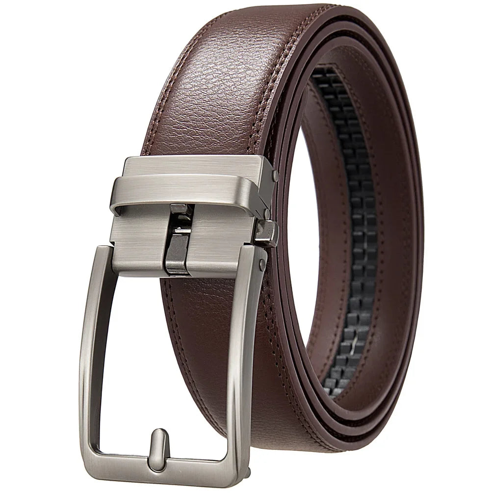 Genuine Cowskin Leather Luxury Belt for Men