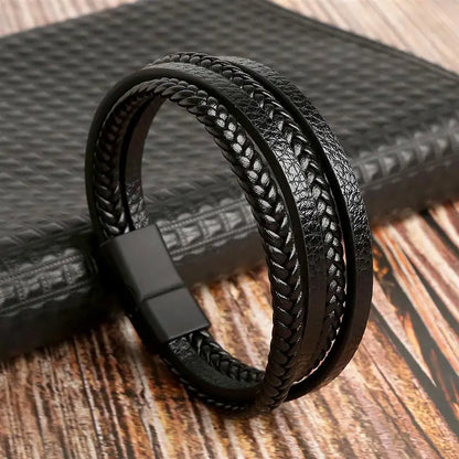 Classic Leather Bracelet for Men