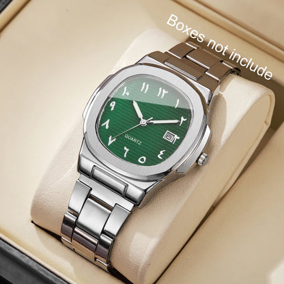 Square Dial Luxury Quartz Watch for Men