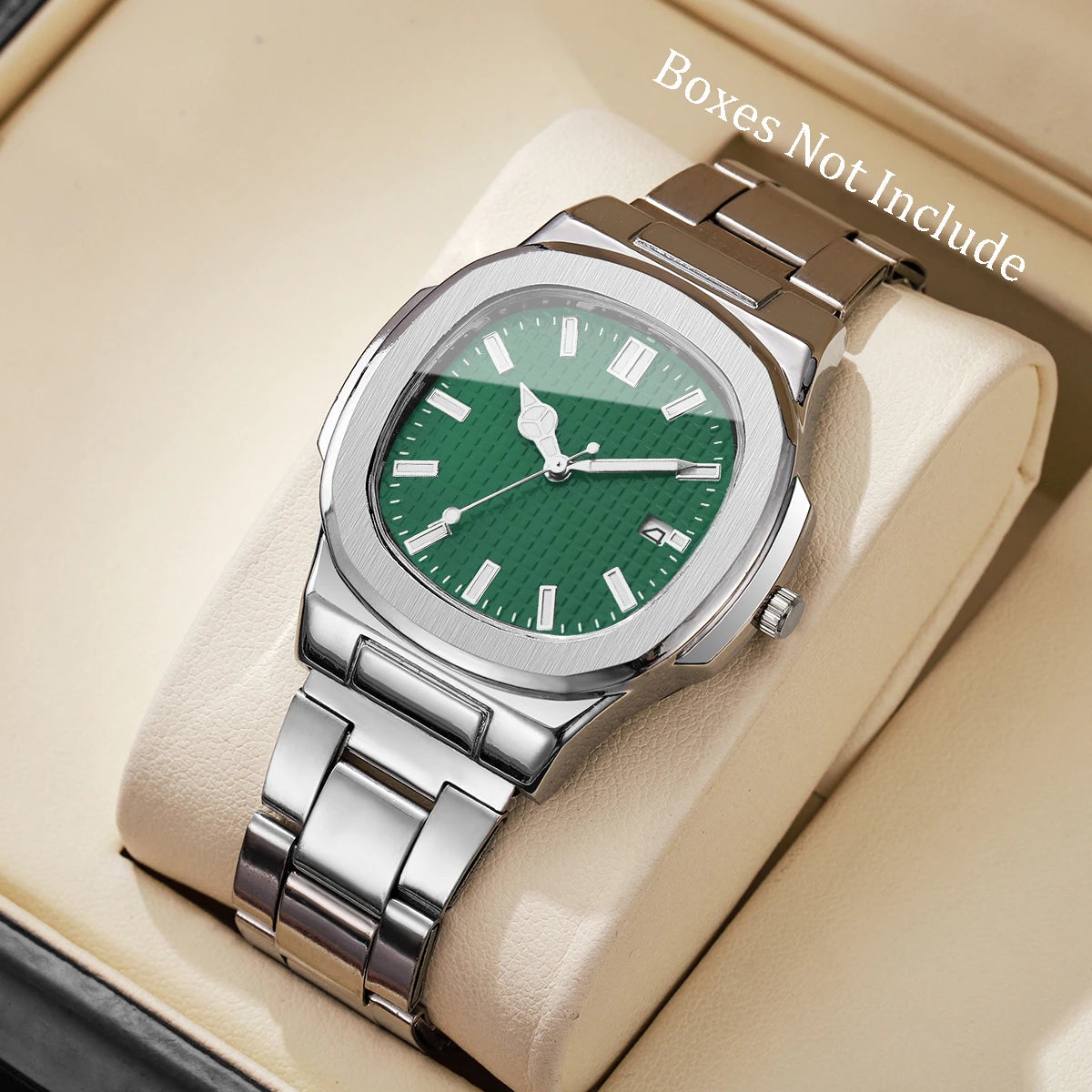 Square Dial Luxury Quartz Watch for Men