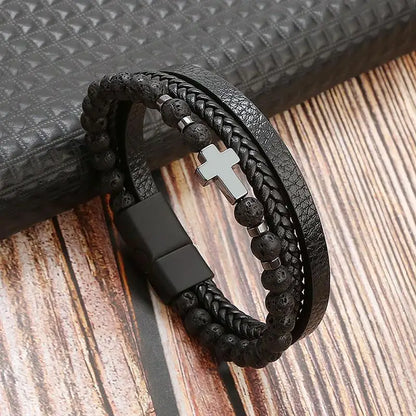 Classic Leather Bracelet for Men
