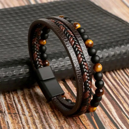 Classic Leather Bracelet for Men
