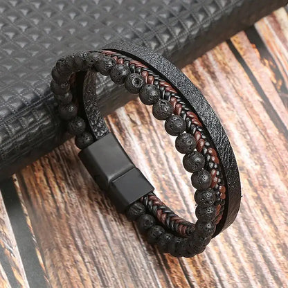 Classic Leather Bracelet for Men