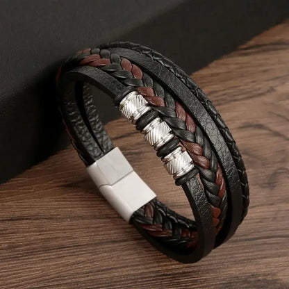 Classic Leather Bracelet for Men