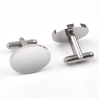 Stainless Steel Wedding Cufflinks for Men