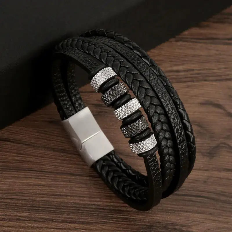 Classic Leather Bracelet for Men