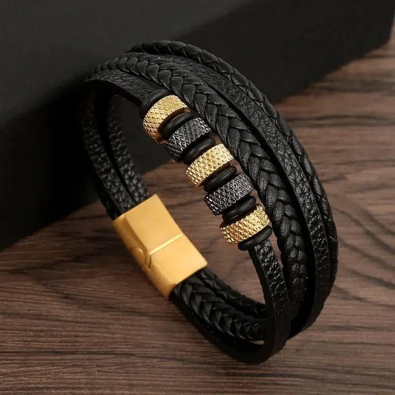 Classic Leather Bracelet for Men