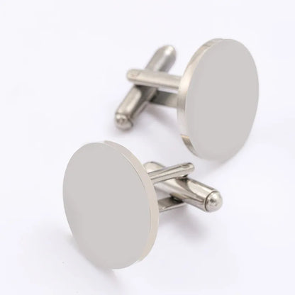 Stainless Steel Wedding Cufflinks for Men