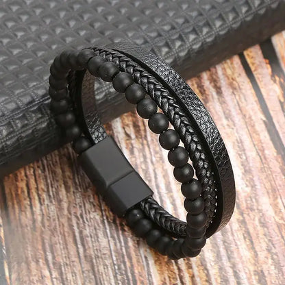 Classic Leather Bracelet for Men