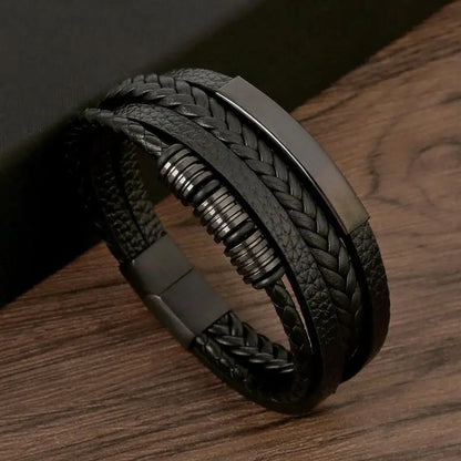 Classic Leather Bracelet for Men