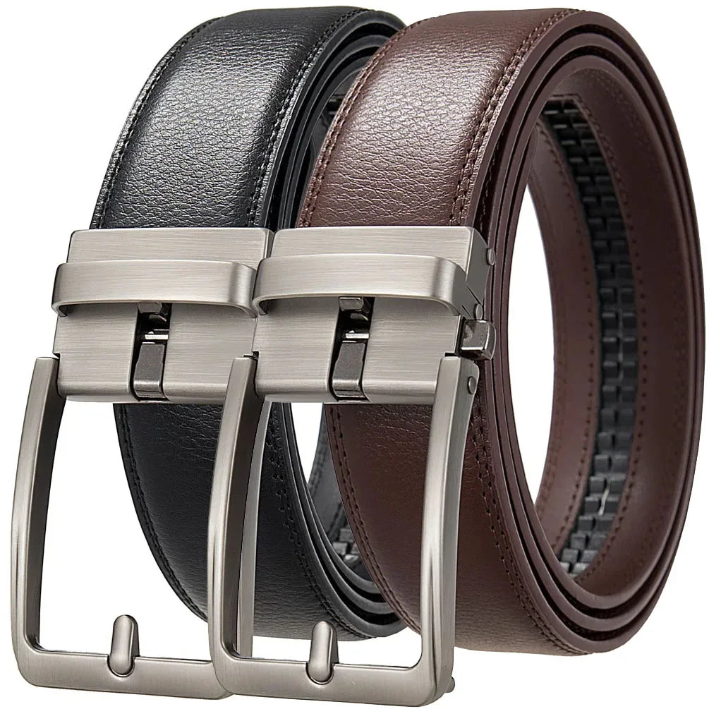 Genuine Cowskin Leather Luxury Belt for Men