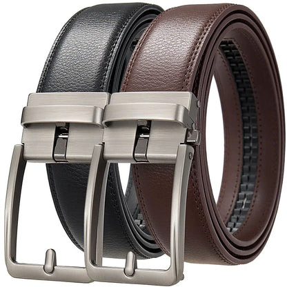 Genuine Cowskin Leather Luxury Belt for Men