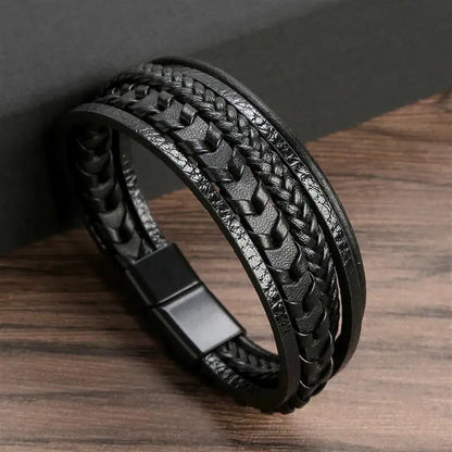 Classic Leather Bracelet for Men