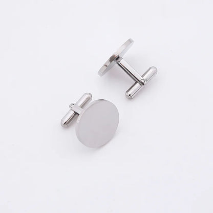 Stainless Steel Wedding Cufflinks for Men