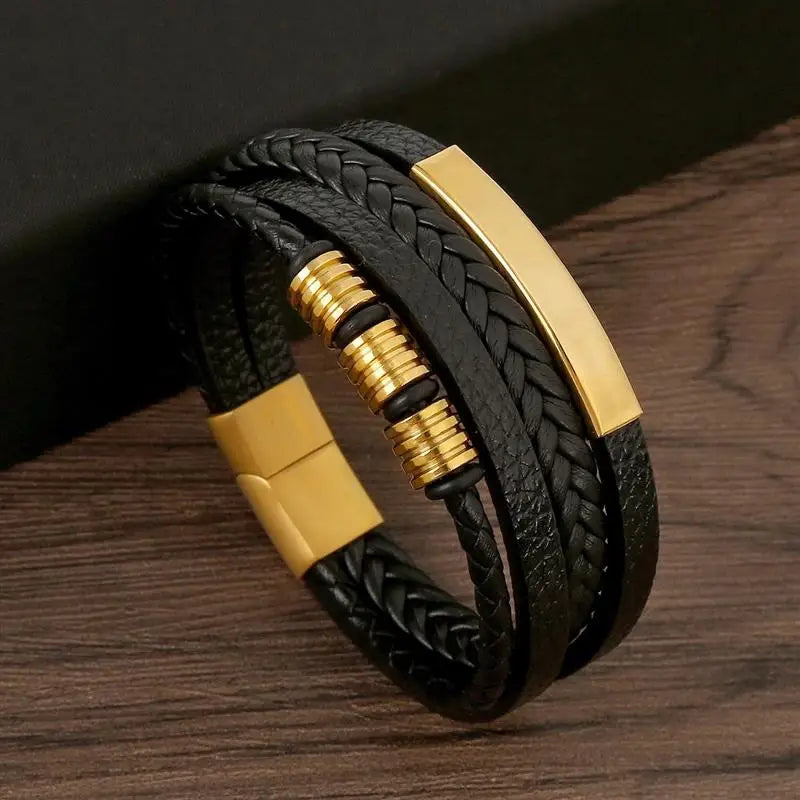 Classic Leather Bracelet for Men